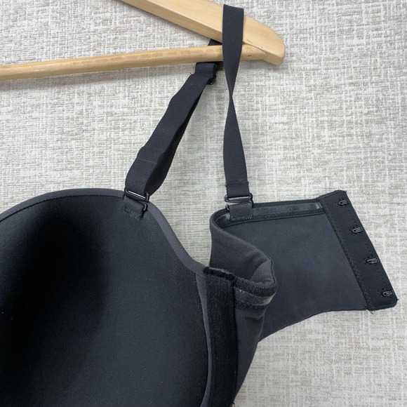 Skims Bra Womens 36DD Black Underwire T Shirt Convertible Padded Lined Everyday - Picture 7 of 8
